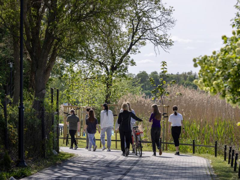 Promenada imienia Wisławy Szymborskiej - Kórnik